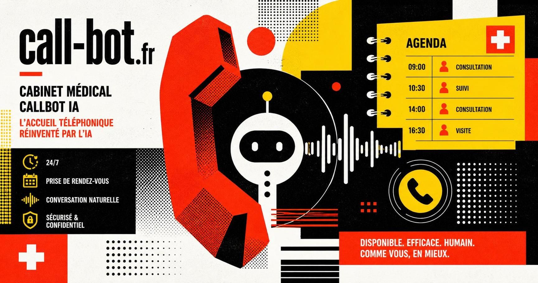 découvrez notre callbot ia conçu pour les médecins afin d'automatiser la prise de rendez-vous, améliorer la gestion du planning et offrir un service patient efficace et personnalisé.