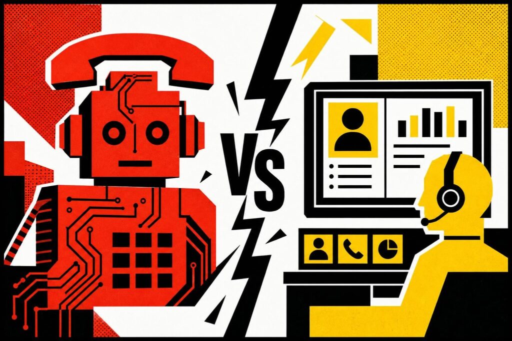 AirAgent vs Vocalcom : Callbot IA vs Solution Call Center