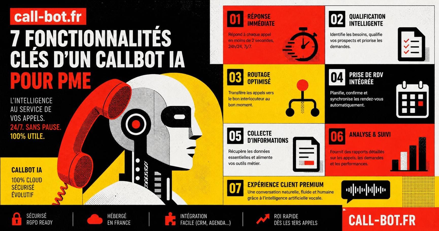 découvrez les 7 fonctionnalités indispensables des callbots ia en 2026 pour optimiser la relation client et automatiser vos échanges téléphoniques avec intelligence.