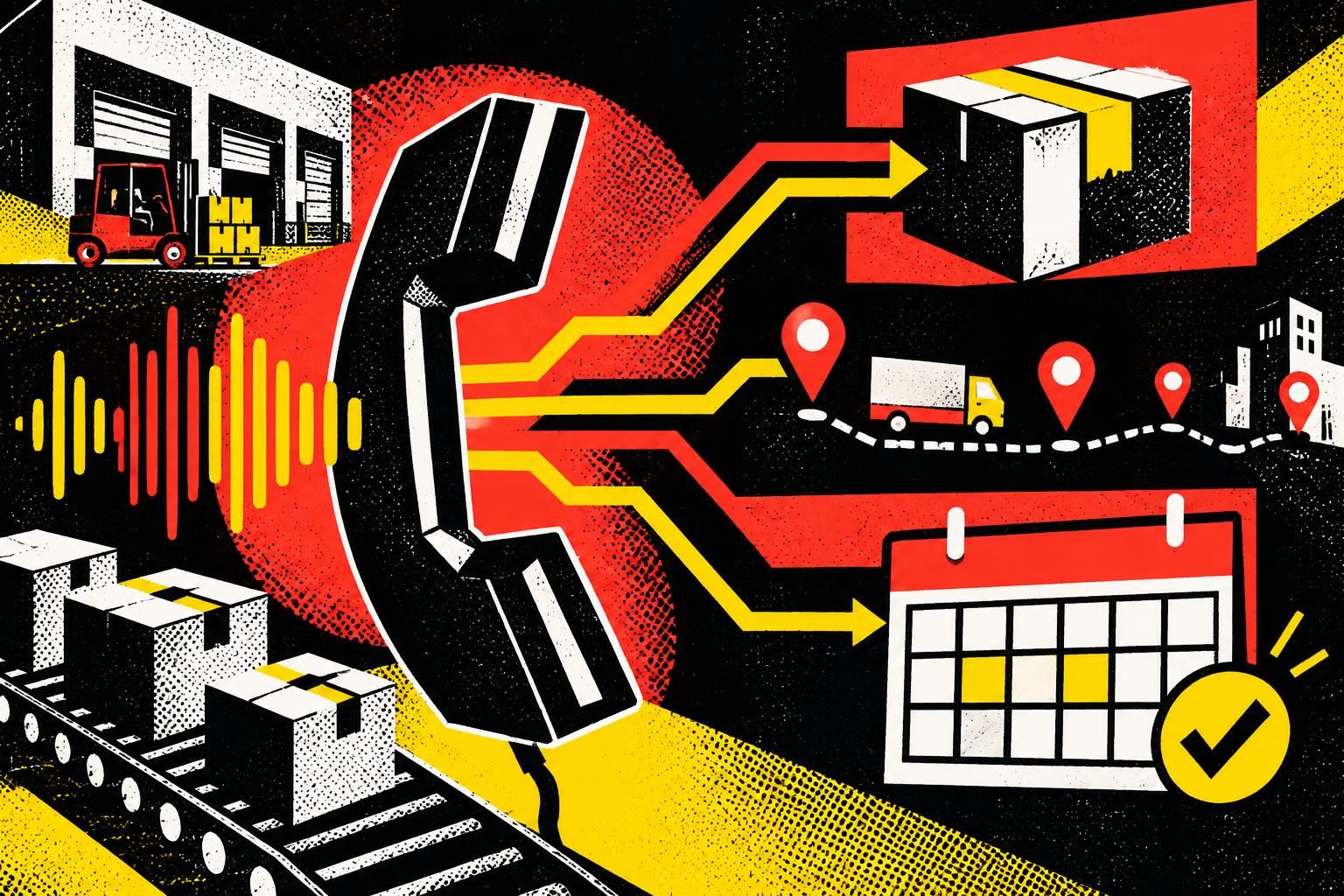 automatisez le suivi des livraisons et la vérification des disponibilités avec un agent vocal ia conçu pour les professionnels de la logistique.