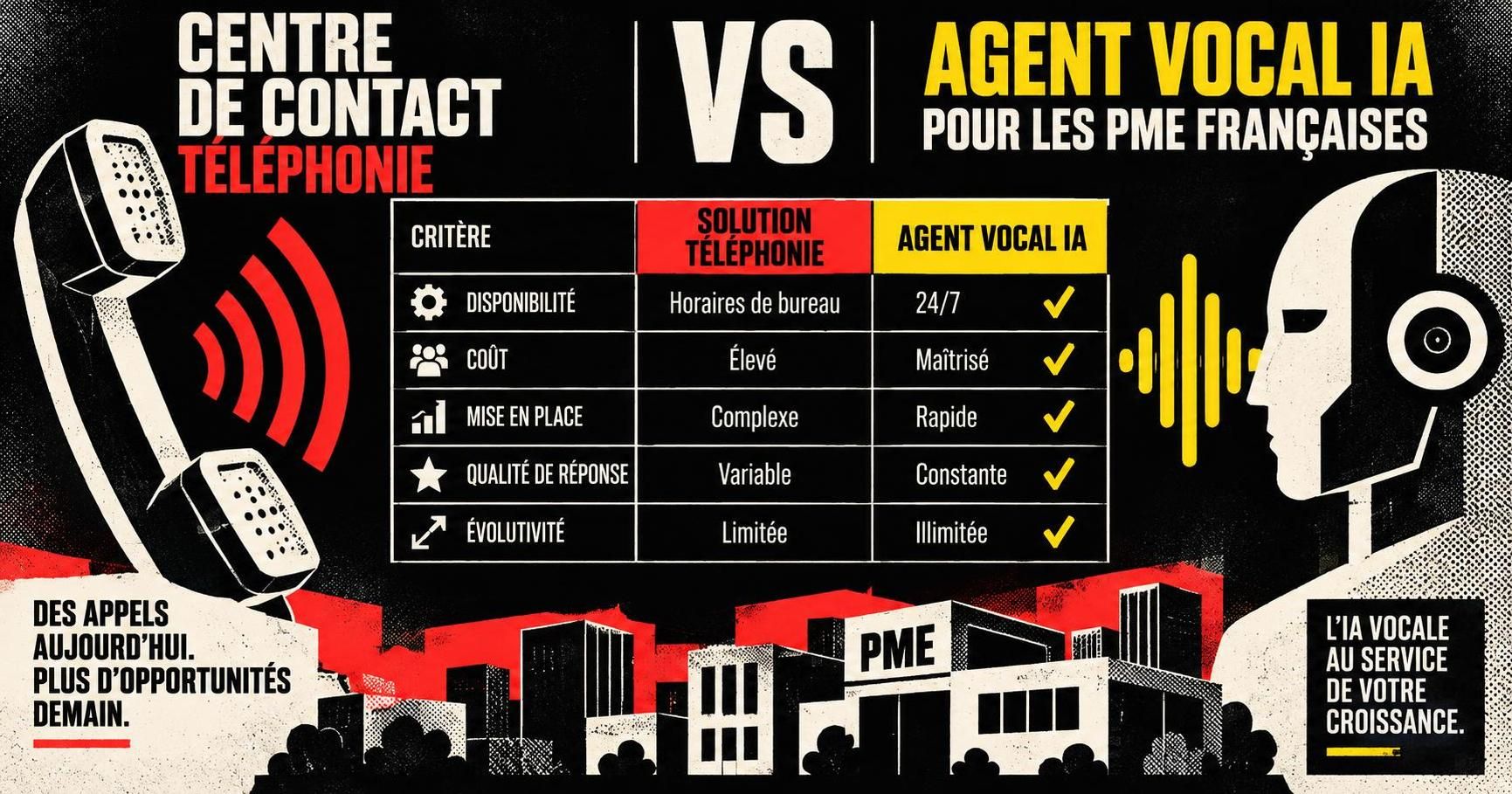 découvrez pourquoi des pme cherchent une alternative à vocalcom et adoptent l’ia pour automatiser leur service client, gagner du temps et maîtriser leurs coûts.