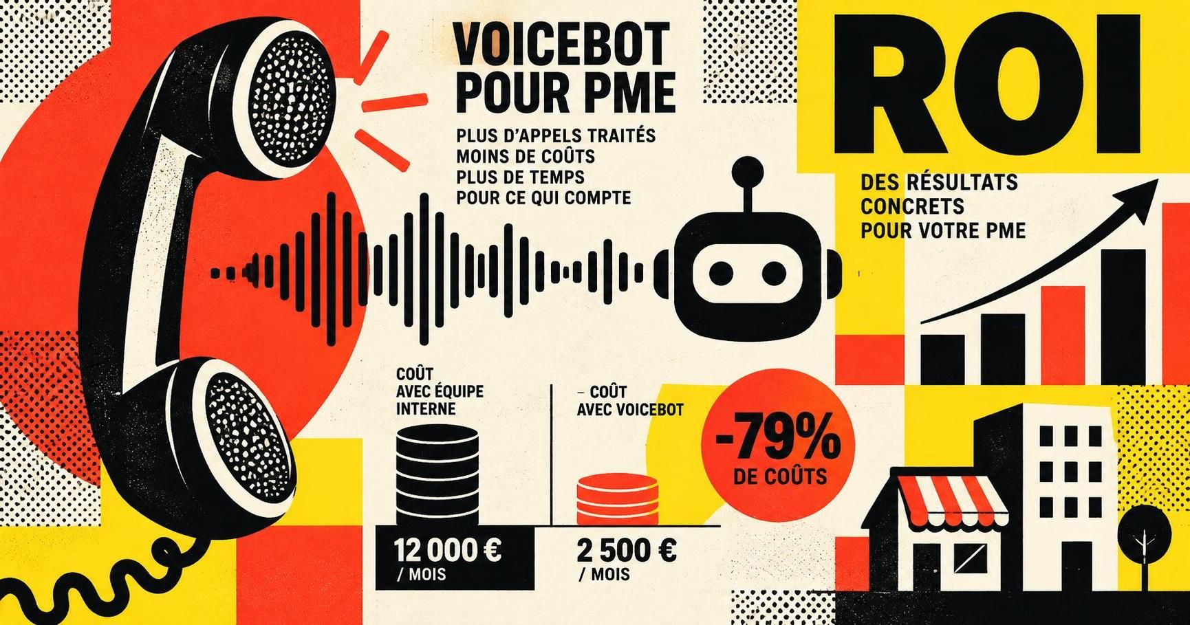 découvrez comment un voicebot en entreprise peut réduire les coûts, améliorer la productivité et générer un roi mesurable, avec des chiffres concrets.