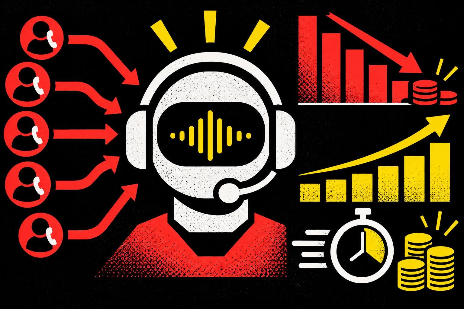 découvrez le roi d’un voicebot en entreprise : chiffres clés, économies réalisées et gains de productivité pour optimiser votre relation client.